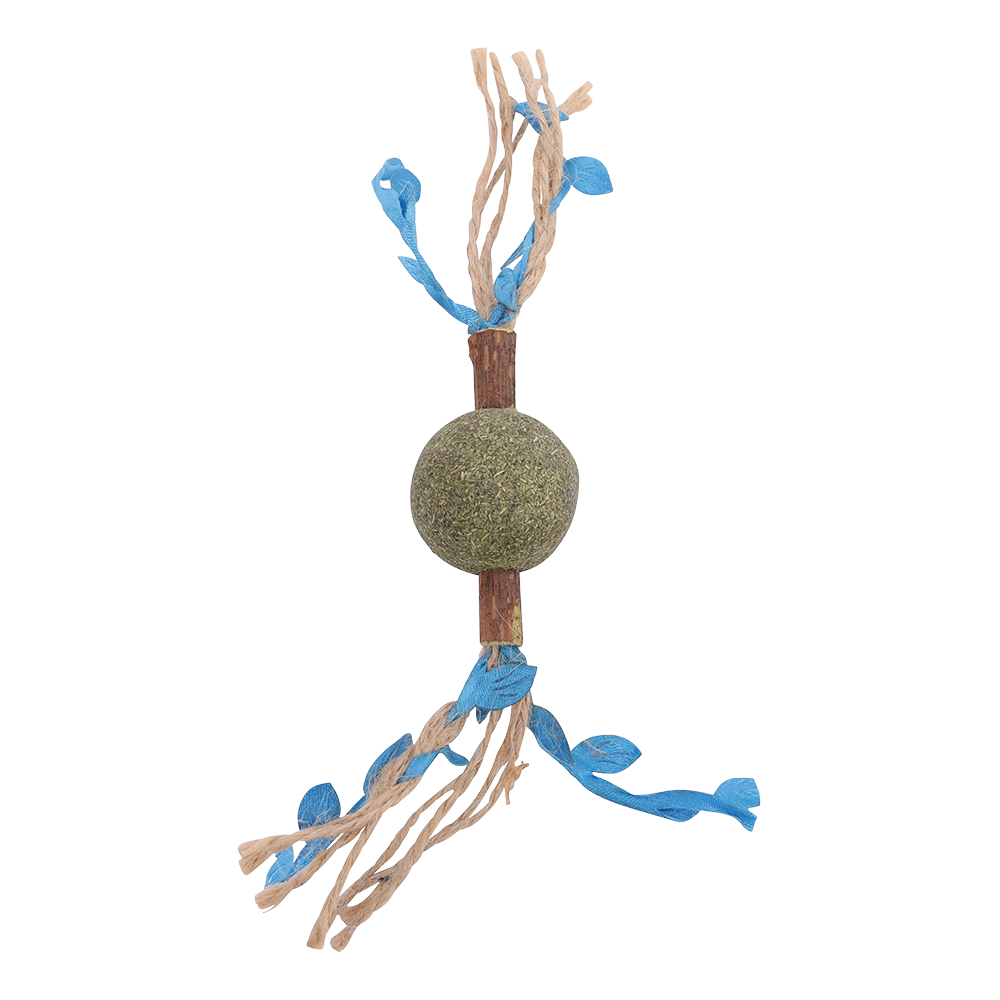 M-PETS Charmy Branch Blue Catnip Cat Toy