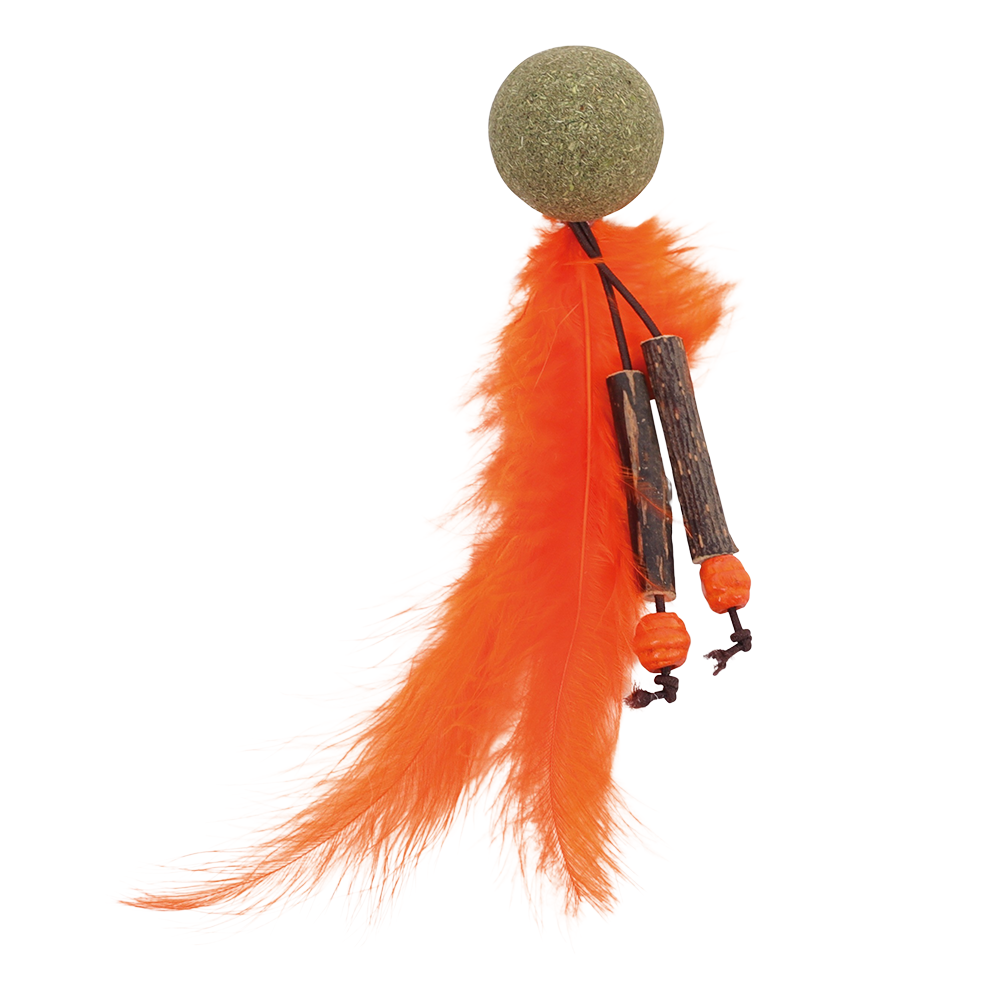 M-PETS Charmy Bugbear Orange Catnip Cat Toy