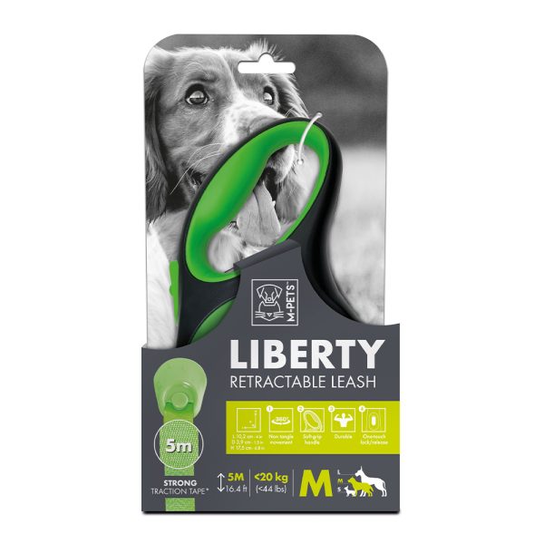 M-PETS LIBERTY DOG RETRACTABLE LEASH