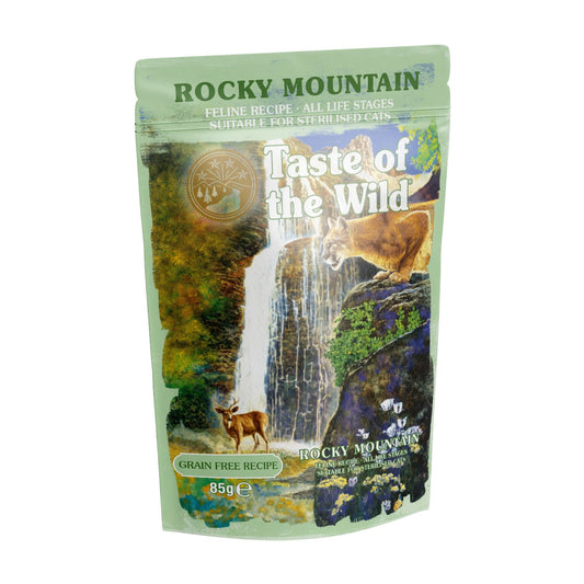 Taste of the Wild Rocky Mountain Cat Pouch Chunks in Gravy – 85g
