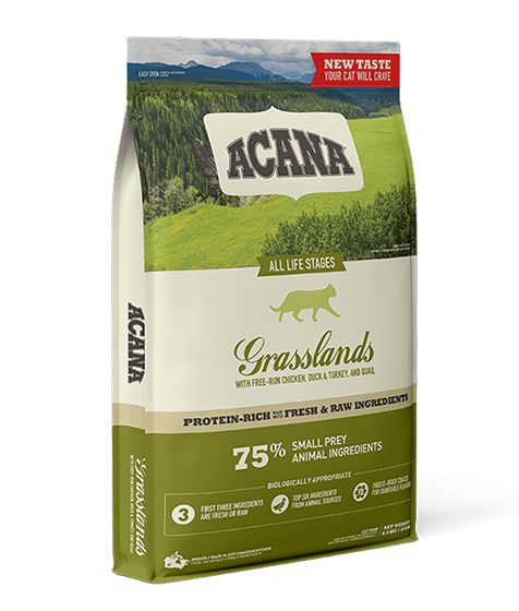 Acana Grasslands Free-Run Chicken & Turkey All Life Stages Dry Cat Food