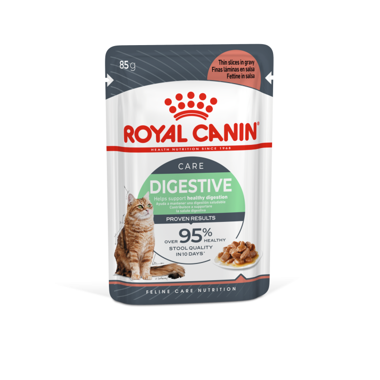 Royal Canin Feline Care Nutrition Digest Sensitive Gravy (WET FOOD - Pouches) 12 x 85g