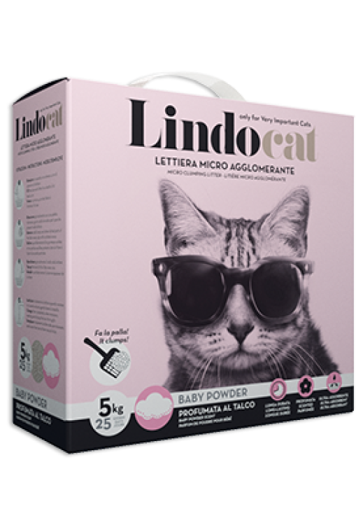Lindo Cat Natural Bentonite Baby Powder - 5 L (Baby Powder)