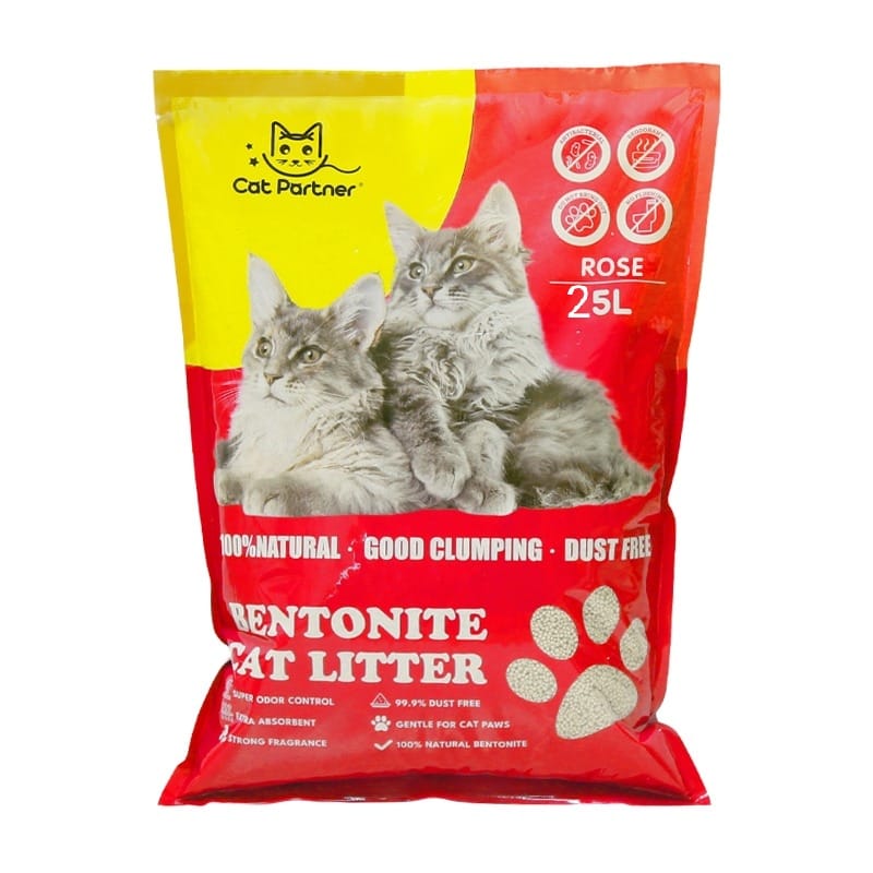 Cat Partner Bentonite Dust Free Clumping Litter - 25 L