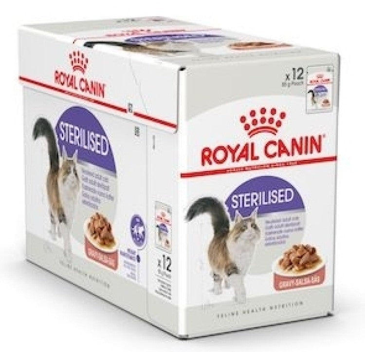 Royal Canin Feline Health Nutrition Sterilised Gravy (WET FOOD - Pouches)