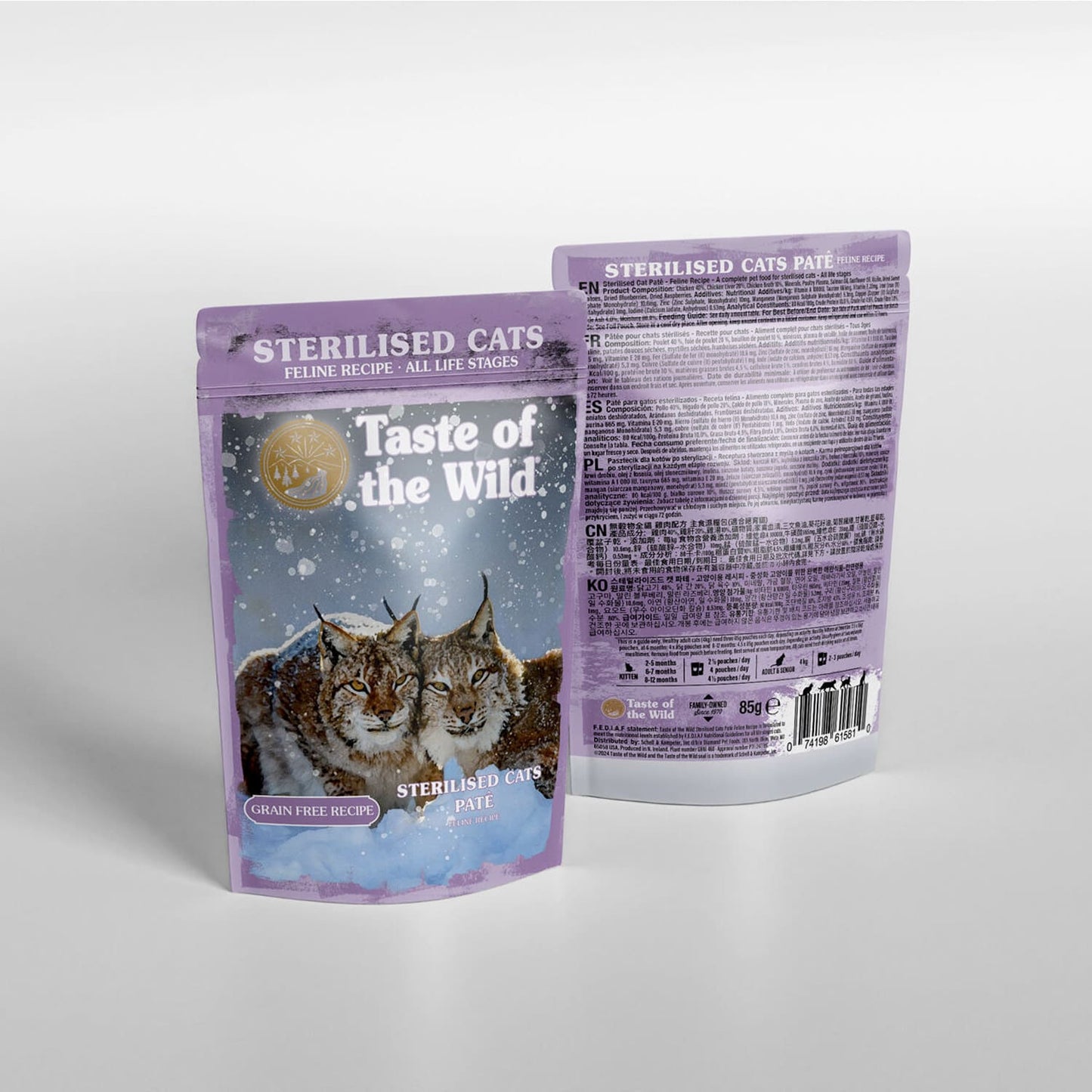 Taste of the Wild Sterilised Cat Paté – 85g