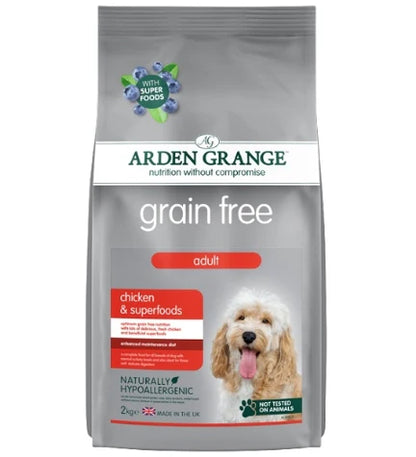 Arden Grange Grain Free Adult Chicken Dog Dry Food