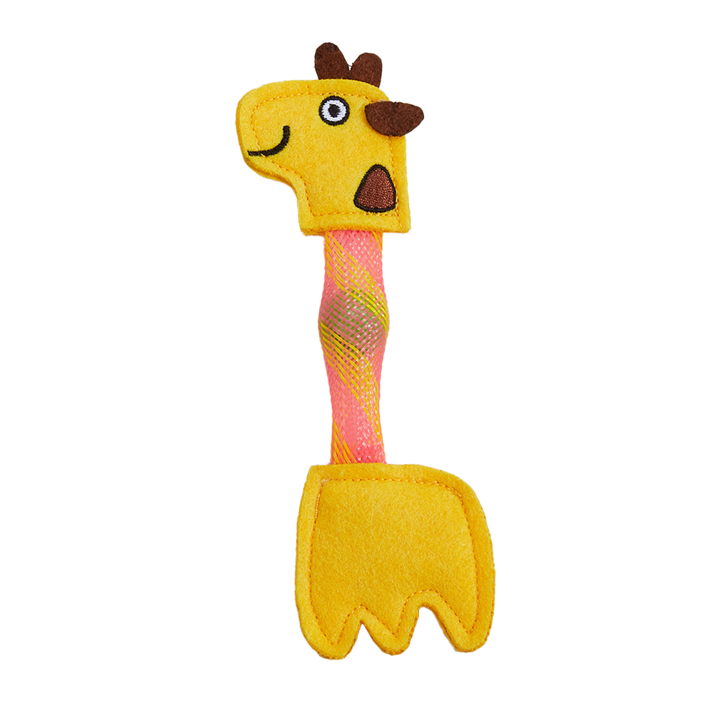 FOFOS Flick Tube Giraffe Cat Toy