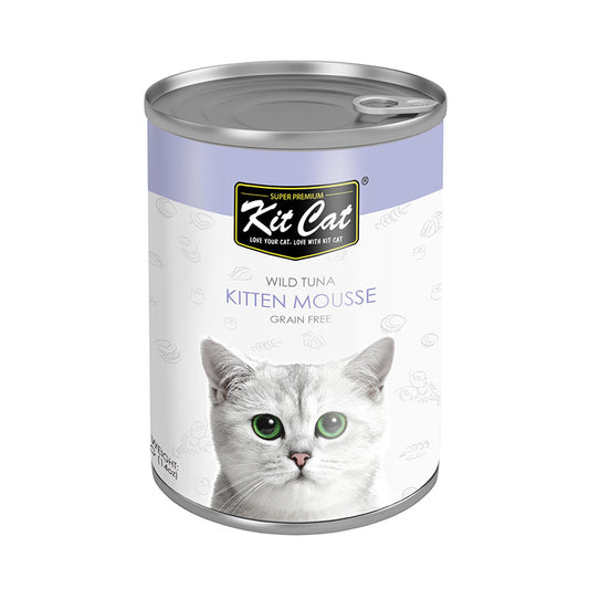 Kit Cat Wild Tuna Kitten Mousse Canned Cat Food 400g