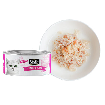 Kit Cat Chicken & Prawn 80g