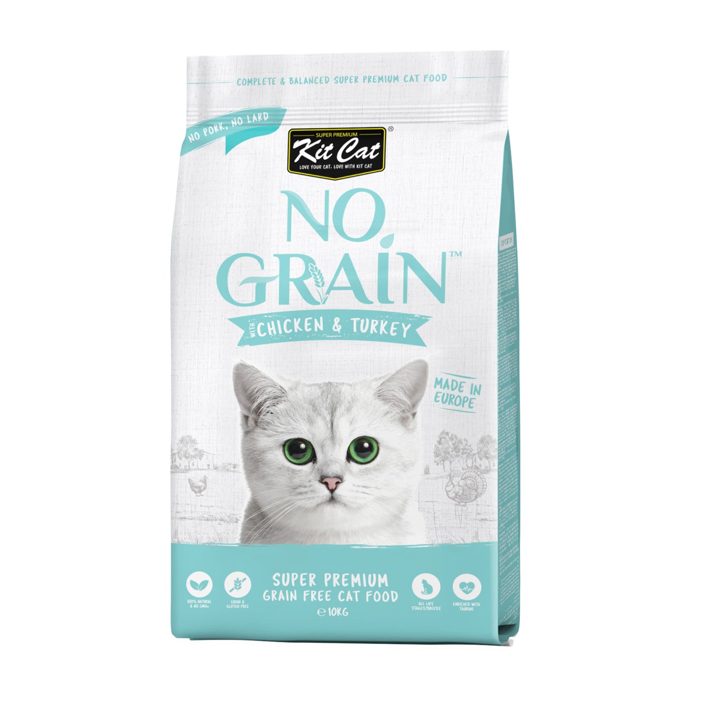 Kit Cat No Grain With Chicken And Turkey