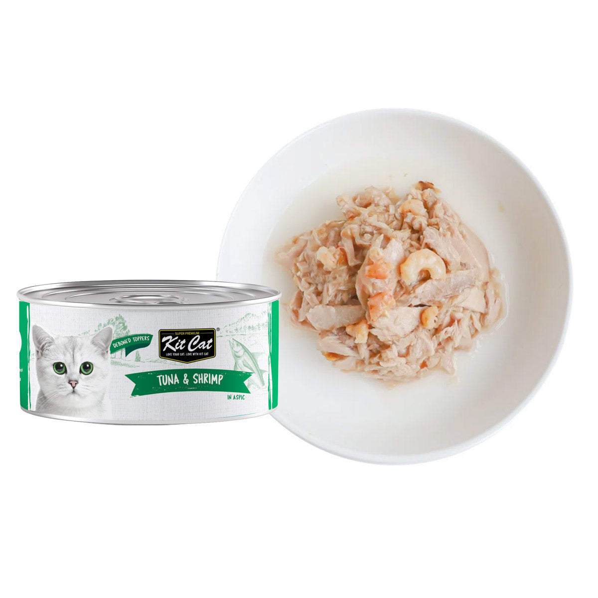 Kit Cat Deboned Tuna & Shrimp Toppers 80g