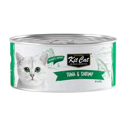 Kit Cat Deboned Tuna & Shrimp Toppers 80g