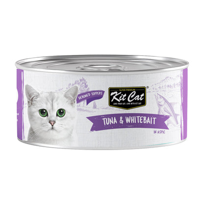 Kit Cat Deboned Tuna & Whitebait Toppers 80g