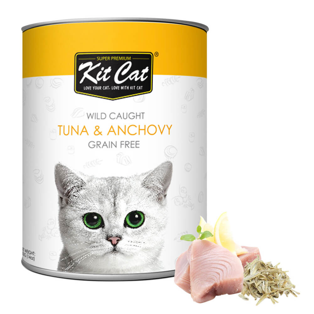 Kit Cat Wild Caught Tuna & Anchovy 400g