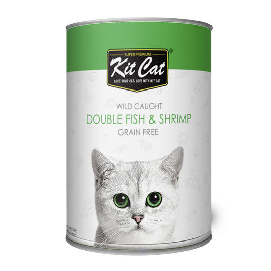 Kit Cat Wild Caught Double Fish & Shrimp 400g