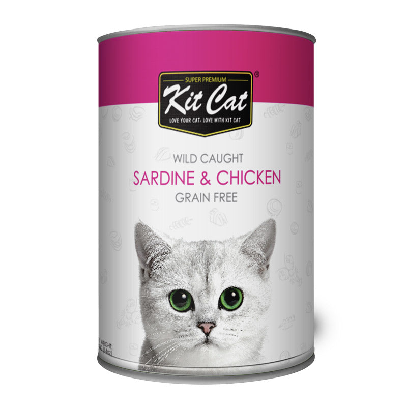 Kit Cat Wild Caught Sardine & Chicken  400G