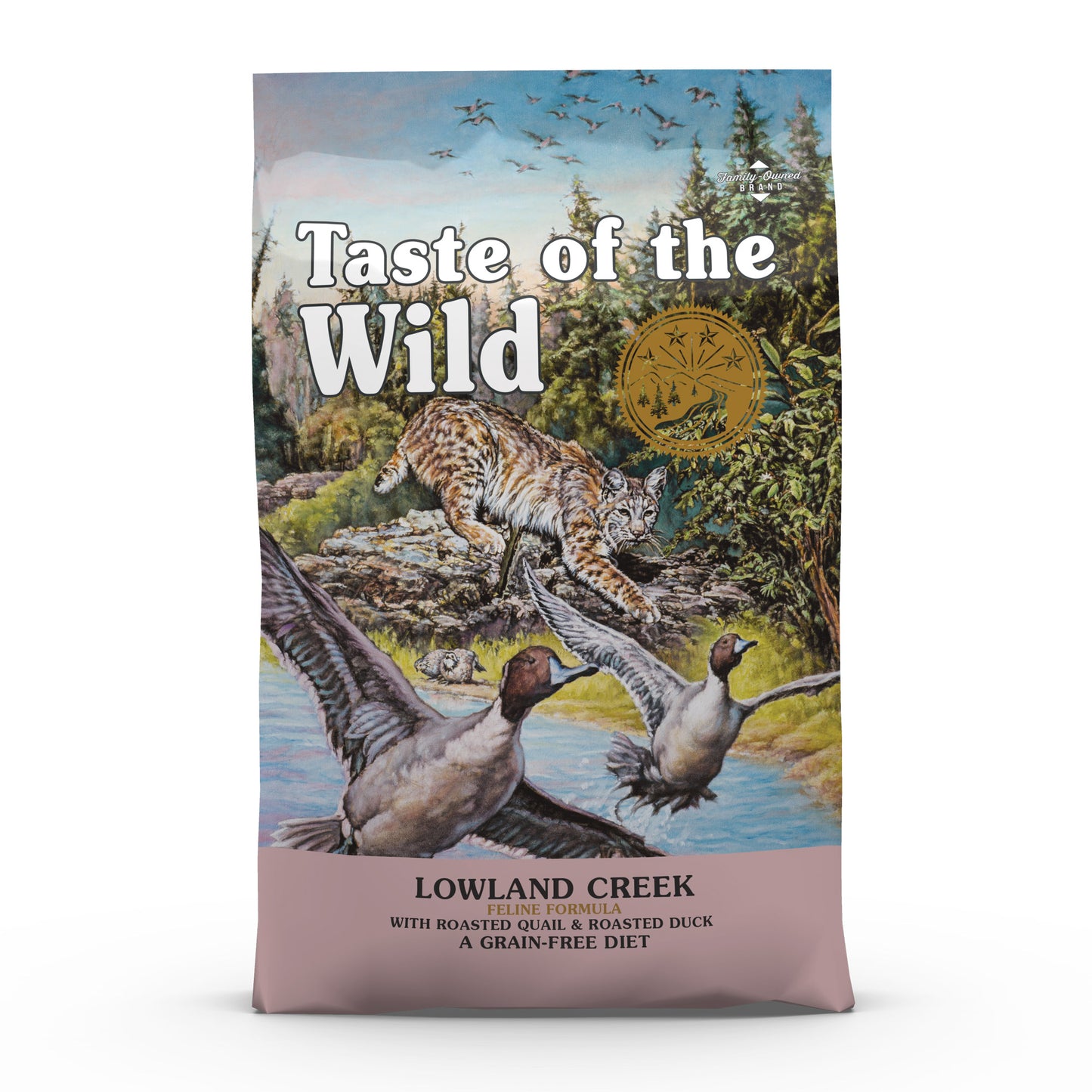 TASTE OF THE WILD LOWLAND CREEK FELINE RECIPE -DRY FOOD FOR CATS