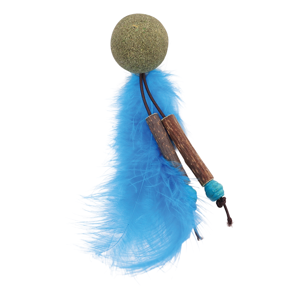 M-PETS Charmy Bugbear Blue Catnip Cat Toy