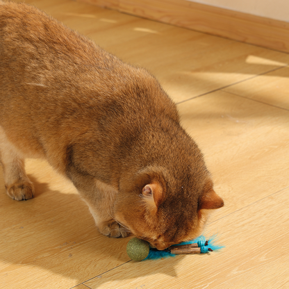 M-PETS Charmy Bugbear Blue Catnip Cat Toy