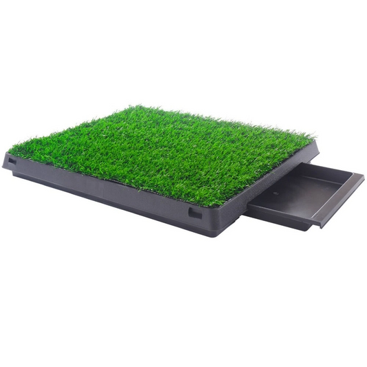 M-PETS Grass Mat Training Pad With Tray