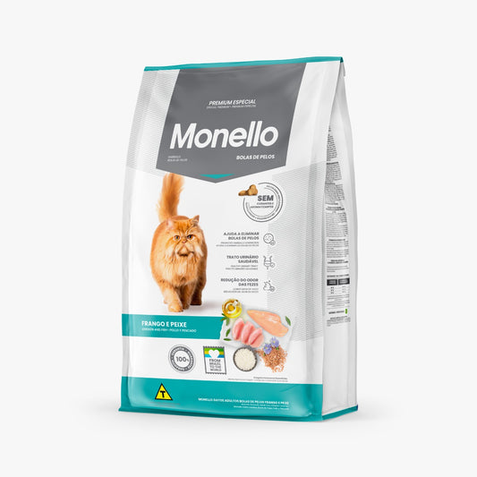 Monello Adult Cat Hairball ( Chicken and Fish Flavor) 1Kg