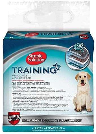 Simple Solution Premium Dog and Puppy Training Pads (Pack of 14)