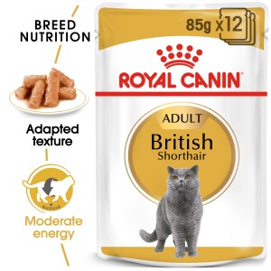 Royal Canin Feline Breed Nutrition British Shorthair (WET FOOD - Pouches)