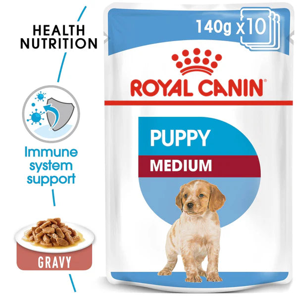 Royal Canin Size Health Nutrition Medium Puppy (WET FOOD - Pouches)