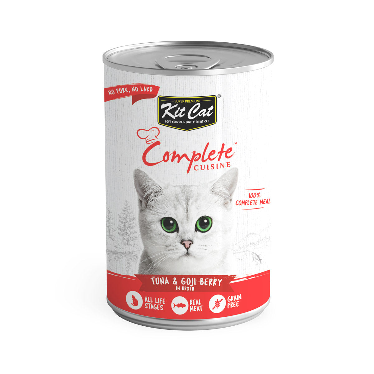 Kit Cat Complete Cuisine Tuna And Goji Berry In Broth 150g