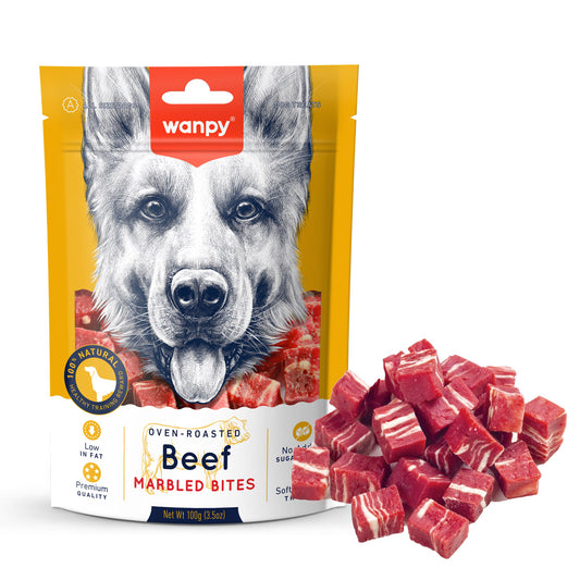 Wanpy Beef Marbled Bites 100g