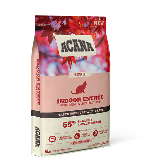 Acana Indoor Entree Adult Dry Cat Food 4.5 kg