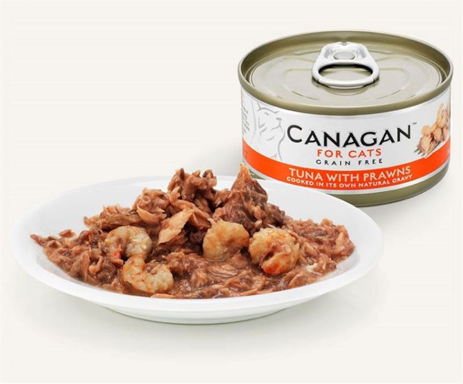 Canagan Tuna with Prawns Wet Cat Food 75g Tin