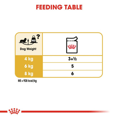 Royal Canin Breed Health Nutrition Dachshund Adult (WET FOOD - Pouches)