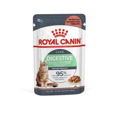 Royal Canin Feline Care Nutrition Digest Sensitive Gravy (WET FOOD - Pouches)12 x 85g