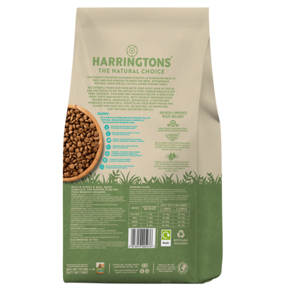 Harringtons Complete Turkey & Rice Dry Puppy Food 1.7kg