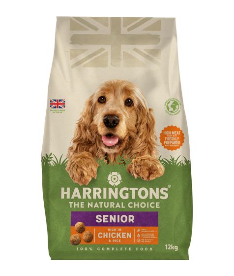 Harringtons Complete Chicken & Rice  Dry Dog Food 12kg-For Senior Dog