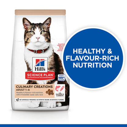 Hill’s Science Plan Culinary Creations Salmon and Carrots Cat food (1.5kg)