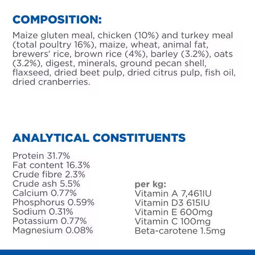 Hill’s Science Plan Perfect Digestion Adult 1+ Cat Food with Chicken & Brown Rice