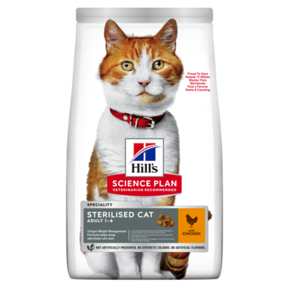 Hill’s Science Plan Sterilised Cat Adult With Chicken