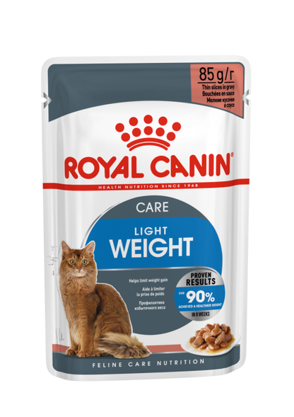 Royal Canin Feline Care Nutrition Light Weight Care (WET FOOD - POUCHES)12 x 85g