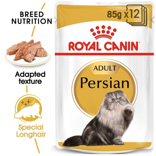 Royal Canin Feline Breed Nutrition Persian (WET FOOD - Pouches)12 x 85g