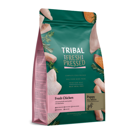 Tribal Fresh Pressed Complete Fresh Chicken Puppy Dry Dog Food