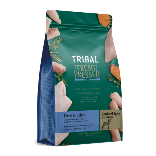 Tribal Fresh Pressed Complete Fresh Chicken Senior/Light Dry Dog Food