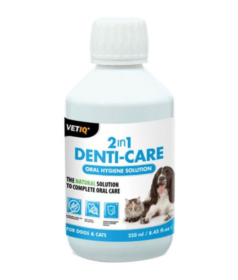 VetiQ 2in1 Denti-Care Oral Hygiene Solution 250ml