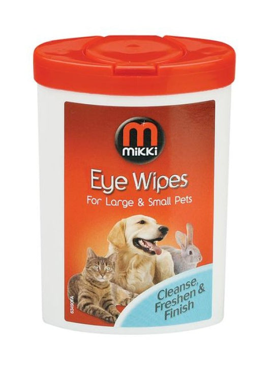 Mikki Eye Wipes Small for Large & Small Pets