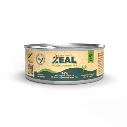 Zeal Grain Free Canned Cat Food 90g – (Chicken Recipe)