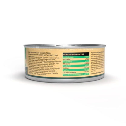 Zeal Grain Free Canned Cat Food 90g – (Chicken & Salmon)